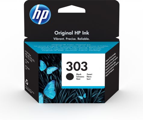 HP 303 BLACK ORIGINAL INK CARTD [T6N02AE#LS1]