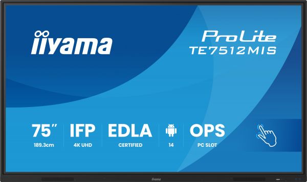 75 iiWare13E , Android 14, 8/128GB Touch [TE7512MIS-B4AG]