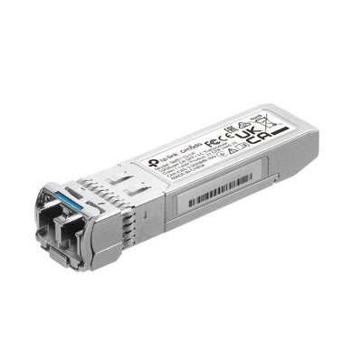 TP-Link - Omada 10Gbase-LR SFP+ LC Transceiver, 8-Pack, 1310 nm Single-mode, LC Duplex Connector, Up to 10 km Distance [SM5110-LR(8-pack)]