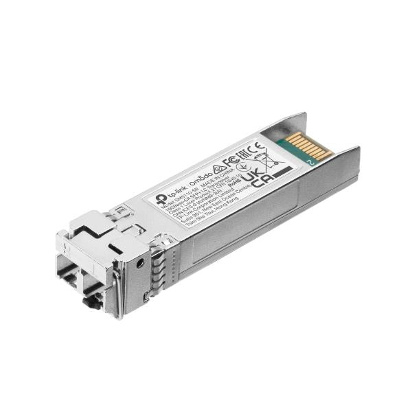 TP-Link - Omada 10Gbase-SR SFP+ LC Transceiver, 8-Pack, 850nm Multi-mode, LC Duplex Connector, Up to 300m(Fiber Type 50/125um)/33m(Fiber Type 62.5/125um) Distance [SM5110-SR(8-pack)]