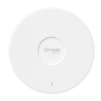 TP-Link - EAP787 -TP-Link - EAP787 - Omada BE12000 Ceiling Mount Tri-Band Wi-Fi 7 Access Point, 110G RJ45 Port, 688Mbps at 2.4 GHz + 5760 Mbps at 5 GHz+ 5760 Mbps at 6 GHz, 802.3bt POE++ and 12V DC [EAP787]
