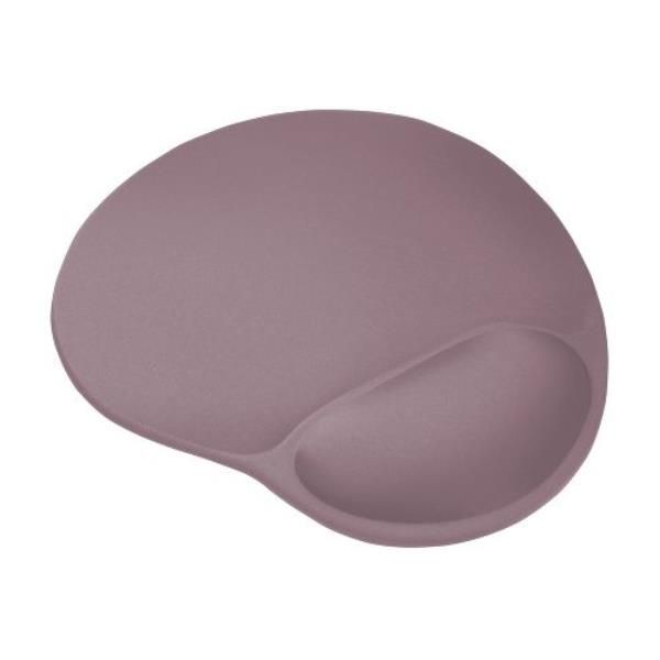 TAPPETINO/MOUSEPAD ERGONOMICO CON POGGIAPOLSO - TRUST BIGFOOT - ROSA [26013]