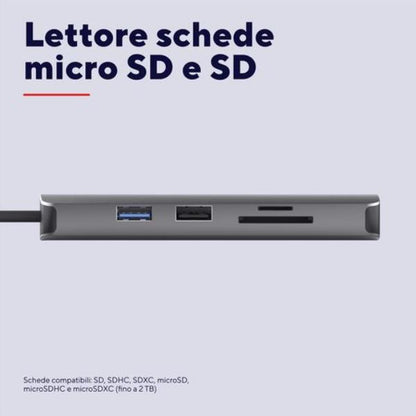 TRUST ADATTATORE MULTIPORTA DALYX 8-IN-1 [25672]