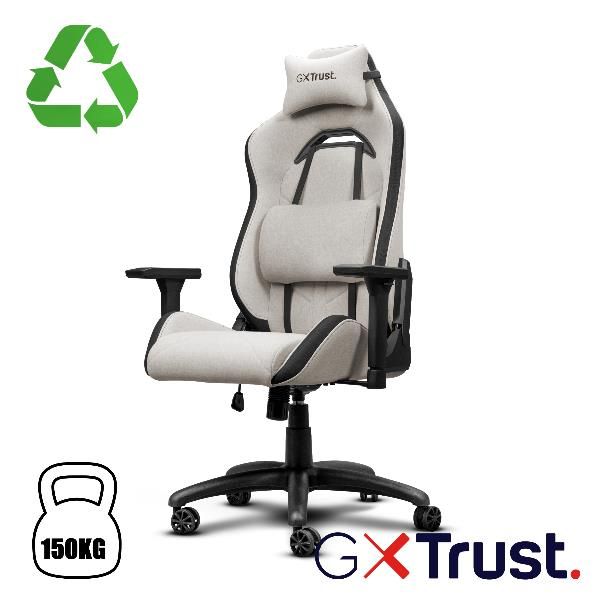 SEDIA GAMING PREMIUM IN TESSUTO - TRUST GXT 723B RUYA - BEIGE [25532]