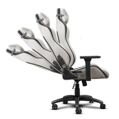 SEDIA GAMING PREMIUM IN TESSUTO - TRUST GXT 723B RUYA - GRIGIO CHIARO [25532]