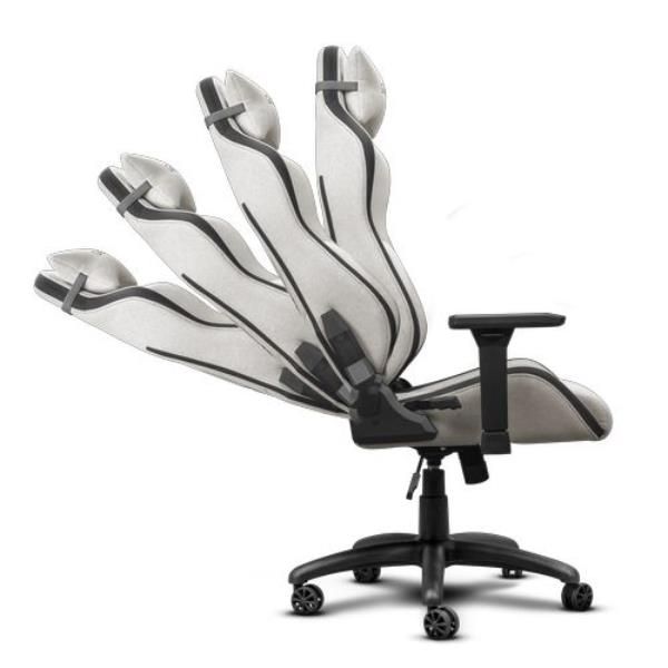 SEDIA GAMING PREMIUM IN TESSUTO - TRUST GXT 723B RUYA - GRIGIO CHIARO [25532]