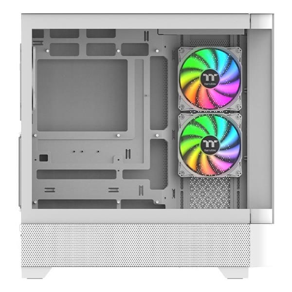 THERMALTAKE CASE M.TOWER VIEW 290 TG ARGB CURVED SNOW 3*120MM FAN WHITE [CA-11G-00M6WN-00]