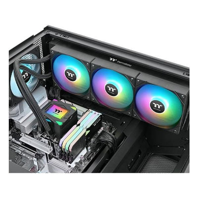 LA360 ARGB Sync/All-In-One Liquid Cooler System/120 ARGB Fan *3/PWM 600~2500RPM/MB Sync only/Black [CL-W459-PL12SW-A]