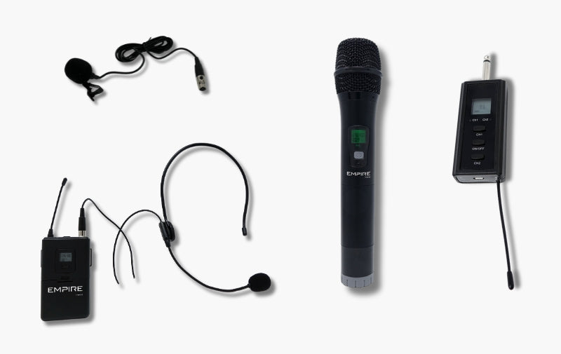 EMPIRE MEDIA KIT RICEVITORE UHF + MIC ICE + MIC NECK [TY.JNI150]