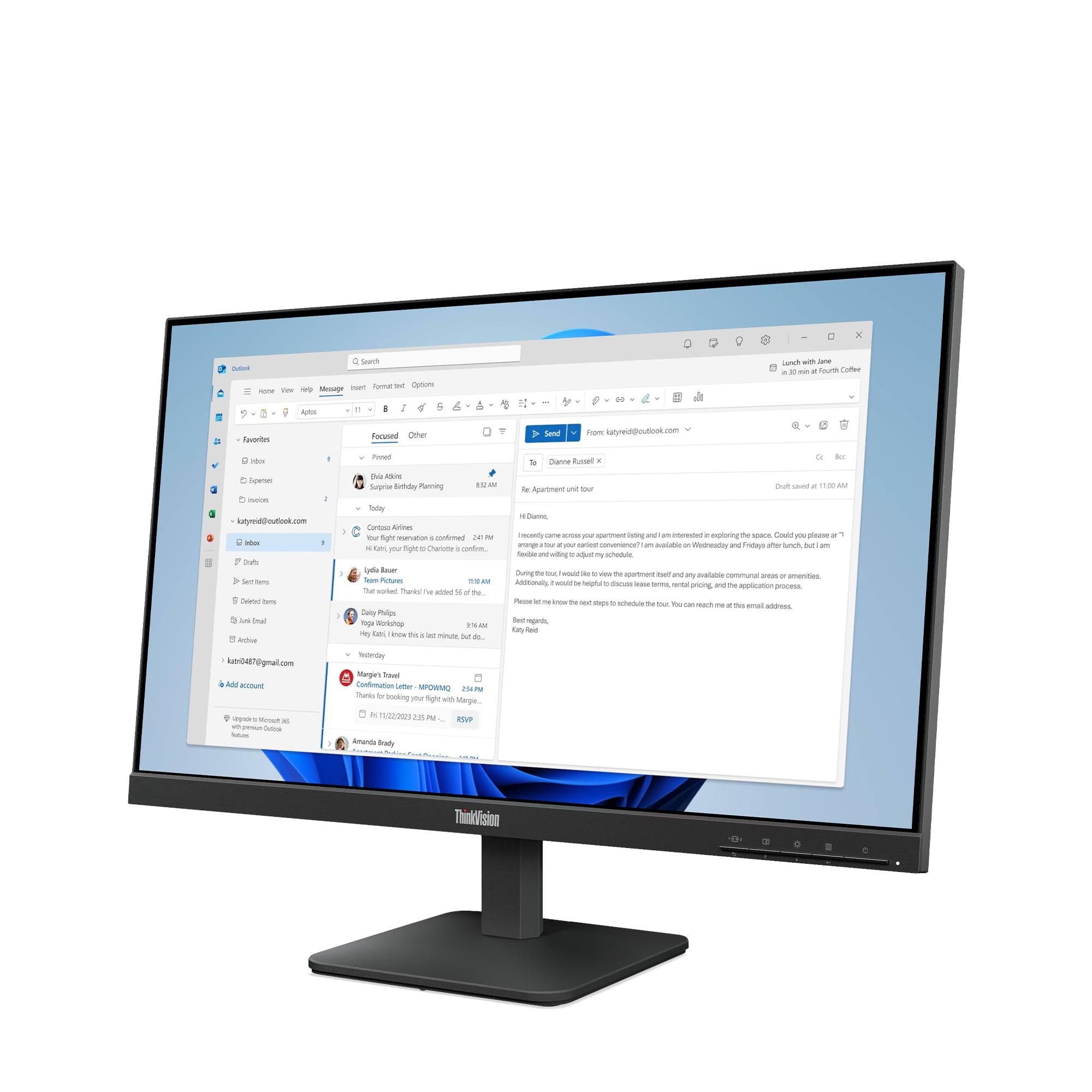 Lenovo ThinkVision S24-4e Monitor [64B5KAT1EU]