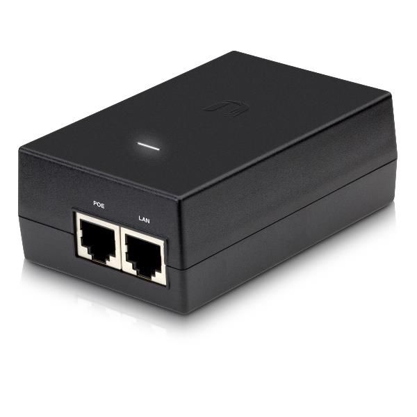 Ubiquiti-POE-48-24W-G EU-POE-48, PoE adapter 48V/0,5A (24W), w/power cable (EU) (Rocket Ti, UAP-PRO) [POE-48-24W-GEU]