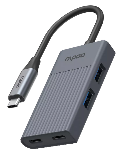 UCH-4013 HUB USB-C 2xUSB-A + 2xUSB-C [12446]