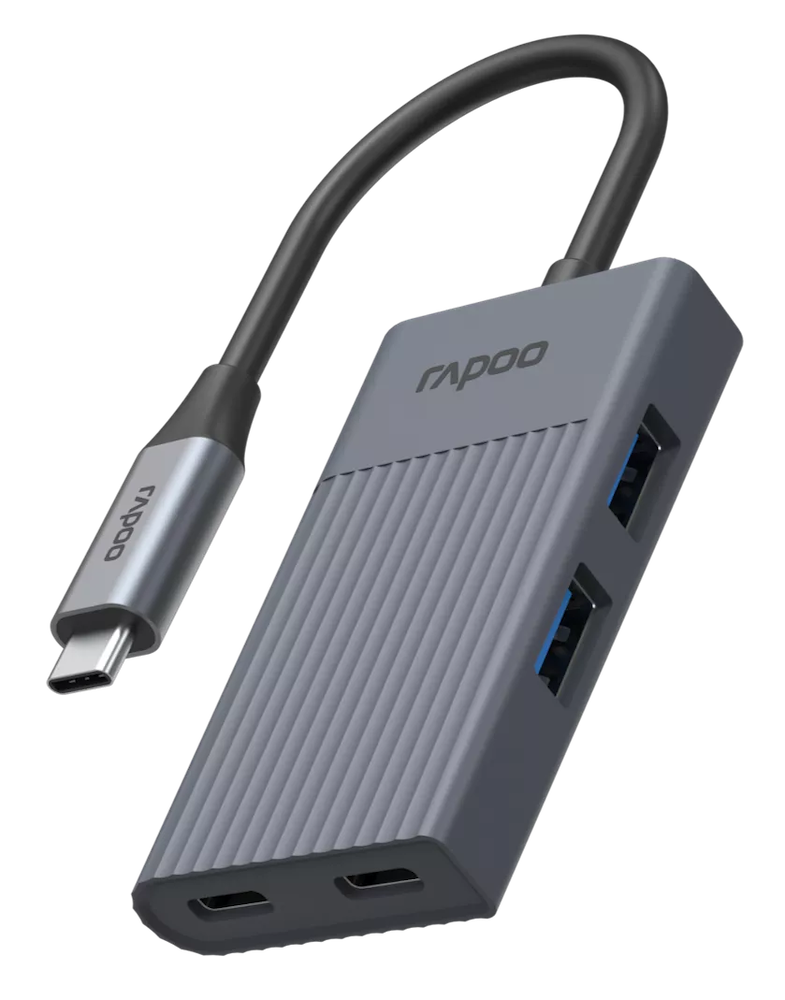 UCH-4013 HUB USB-C 2xUSB-A + 2xUSB-C [12446]