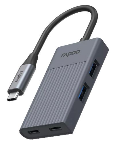 UCH-4013 HUB USB-C 2xUSB-A + 2xUSB-C [12446]