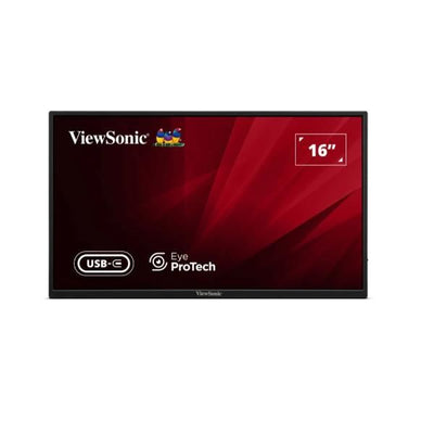 Viewsonic LED portable monitor VA1650 16 inch - Full HD 250 nits - resp 7ms - incl 2x USB-C (1x 65W) [VA1650]