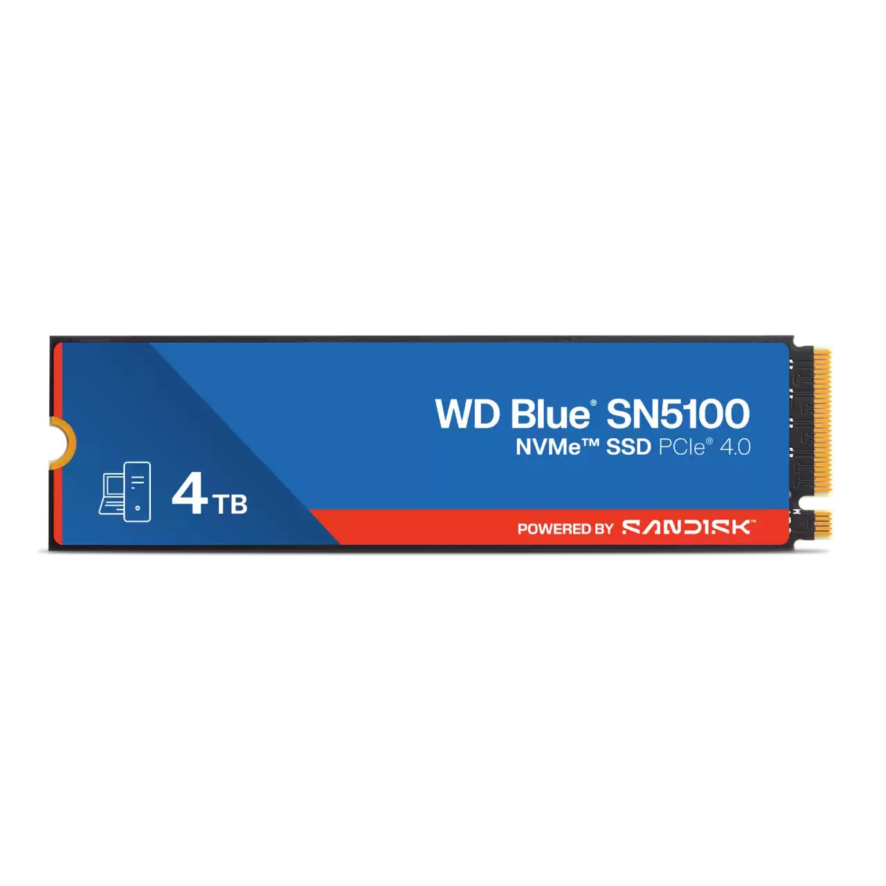 WESTERN DIGITAL SSD BLUE 4TB SN5100 PCIE 1000GB M2 [WDS400T5B0E]