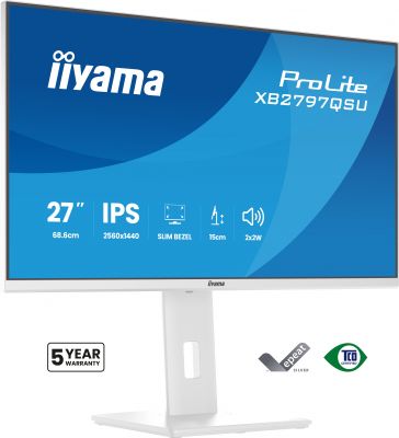 27 WHITE IPS 2560x1440 2xHDMI DP HUB USB MULTIMED [XB2797QSU-W1]