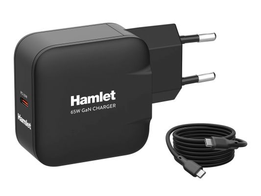 ALIMENTATORE DA PARETE GAN USB-C PD 65W CAVO 2MT [XPDG-65WC20]