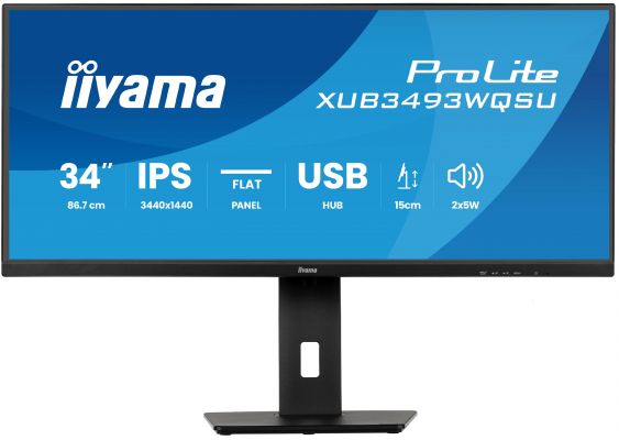 34 UW IPS-panel, 3440x1440@120Hz (21:9), 400cdm [XUB3493WQSU-B6]