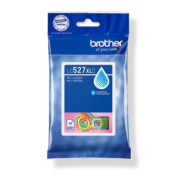 Brother LC527XLC cartuccia d'inchiostro 1 pz Originale Resa elevata (XL) Ciano [LC527XLC]