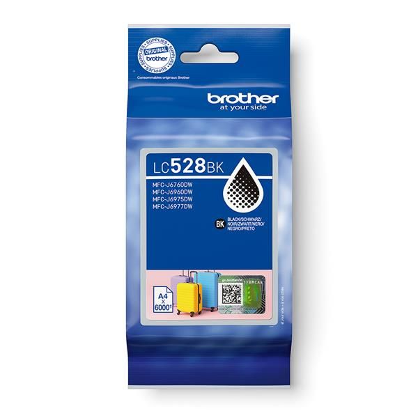 Brother LC528BK cartuccia d'inchiostro 1 pz Originale Nero [LC528BK]