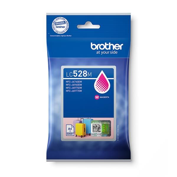 Brother LC528M cartuccia d'inchiostro 1 pz Originale Magenta [LC528M]