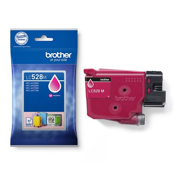 Brother LC528M cartuccia d'inchiostro 1 pz Originale Magenta [LC528M]
