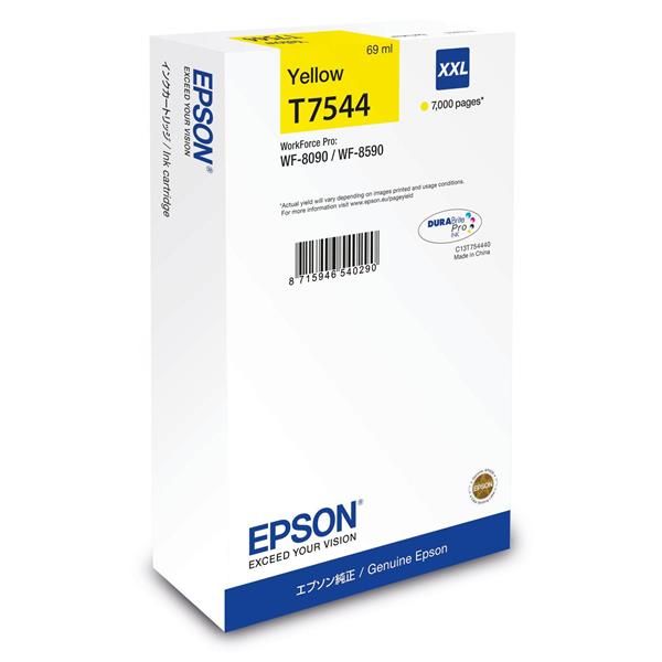Epson C13T75444N cartuccia d'inchiostro 1 pz Originale Resa extra elevata (super) Giallo [C13T75444N]