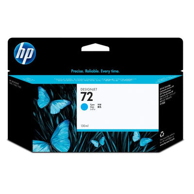 HP CART INK 72 CIANO VIVERA 130 ML PER PLOTTER 1100/T610 [C9371A]