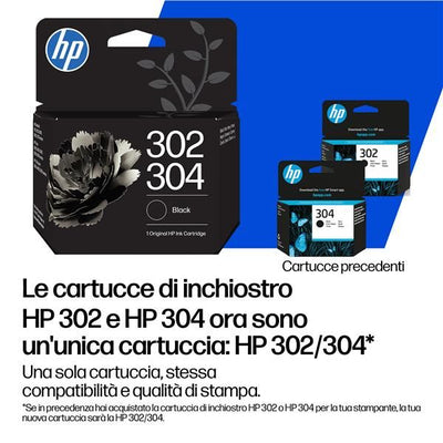 Cartuccia di inchiostro in tricromia originale HP 302X/304XL [B7RT8AE#LS1]