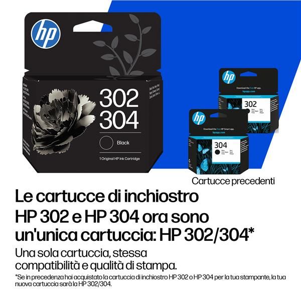 Cartuccia di inchiostro in tricromia originale HP 302X/304XL [B7RT8AE#LS1]