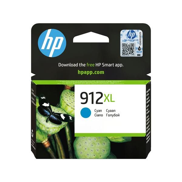 HP CART INK CIANO N. 912XL PER OFFICEJET 8012, 8013, 8014, 8015, 8022, 8024, 8025, 8035 TS [3YL81AE]
