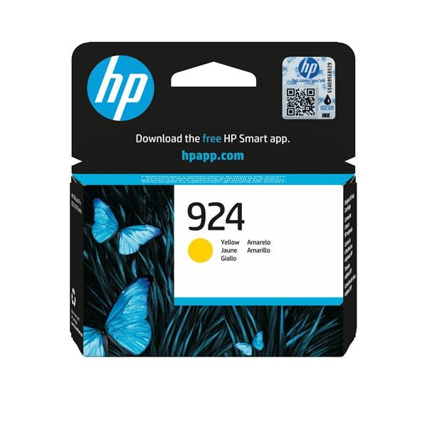 HP CART INK GIALLO, 924 [4K0U5NE]