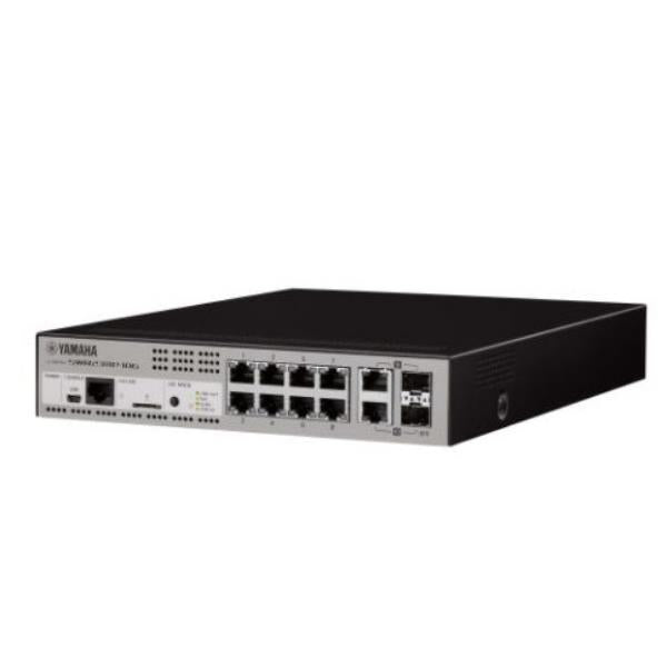 Yamaha Switch di rete L2 intelligente con PoE, dieci porte RJ45, 2 porte SFP- PROMO FINO AD ESAURIMENTO SCORTE. [SWR2311P10G]