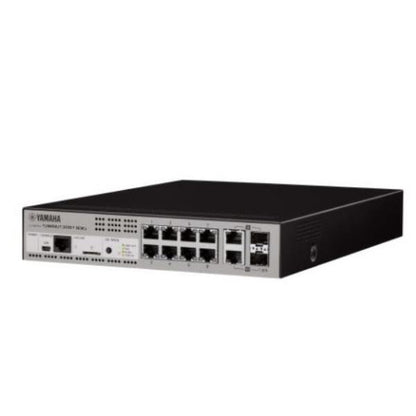Yamaha Switch di rete L2 intelligente con PoE, dieci porte RJ45, 2 porte SFP [SWR2311P10G]