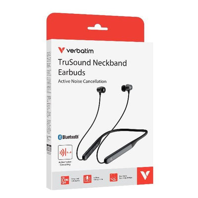 Auricolari TruSound ANC Nero con archetto da collo [30205]