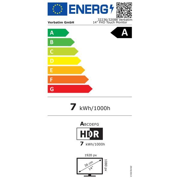 Monitor portatile 14" light FHD alimentazione anche wireless Powerbank incluso [32088]
