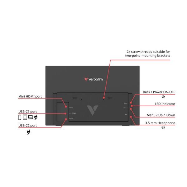 Monitor Portatile 15.6" FHD Light [32401]