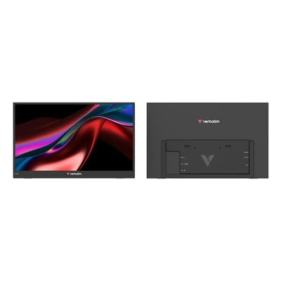 Verbatim Portable 15.6" FHD Touch Monitor LIGHT Monitor portatile Nero 39,6 cm (15.6") LCD 1920 x 1080 Pixel [32402]
