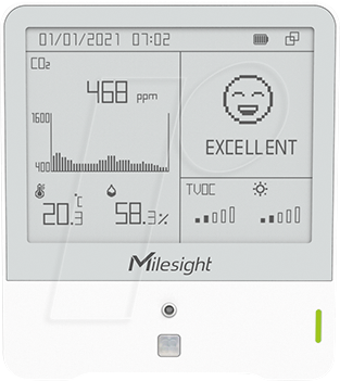 Milesight - Sensore di monitoraggio dell'ambiente interno Milesight IoT [AM308-868M]
