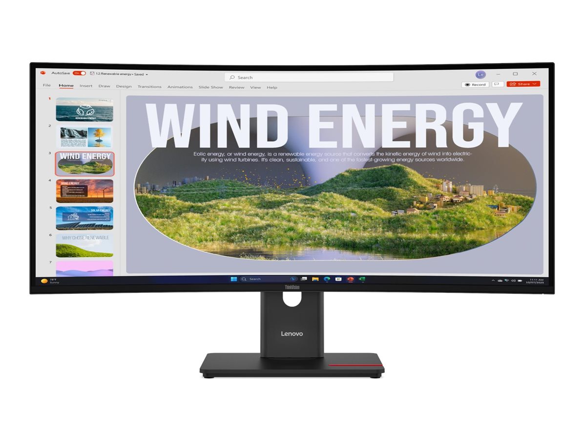 Lenovo ThinkVision T34WD-40 Monitor [64AEGAT1EU]