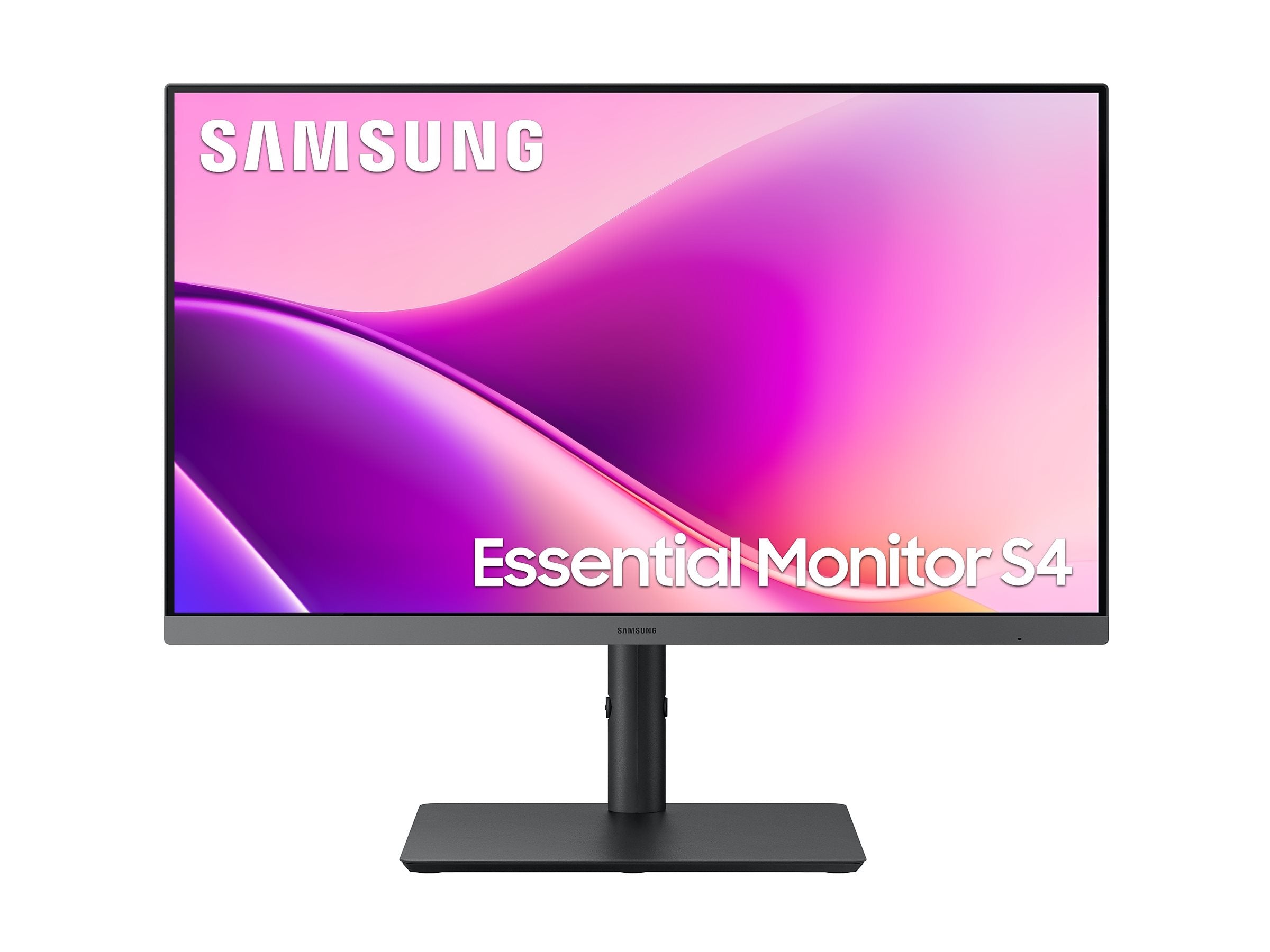 Samsung Essential S4 - S43UF - 24 inch - Full HD IPS LED Monitor - 1920x1080 - Pivot / HAS / RJ45 / USB-C [LS24F430UAUXEN]