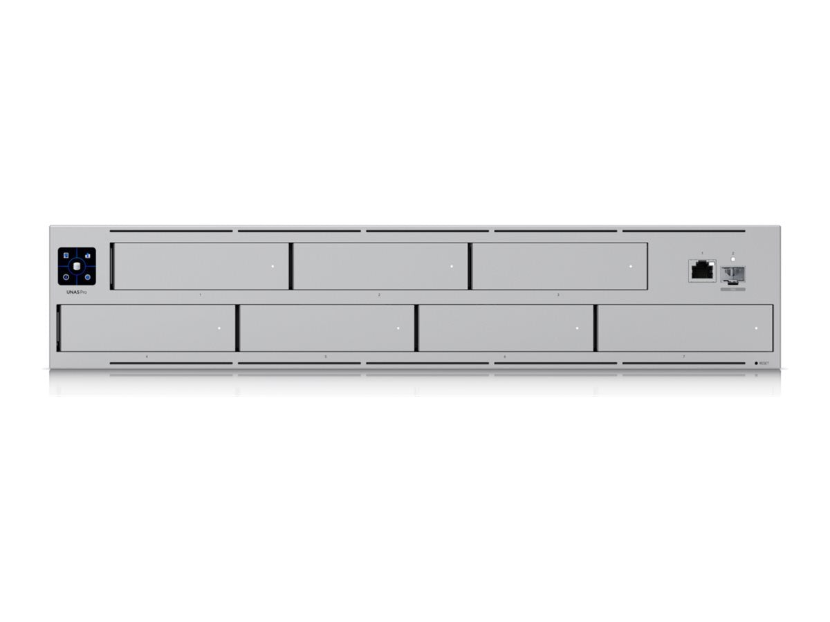 Ubiquiti Networks UniFi NAS Server (2U) - 7 Bays - RAM 8 GB - 10Gb/s - Gigabit Ethernet - Grey [UNAS-PRO]