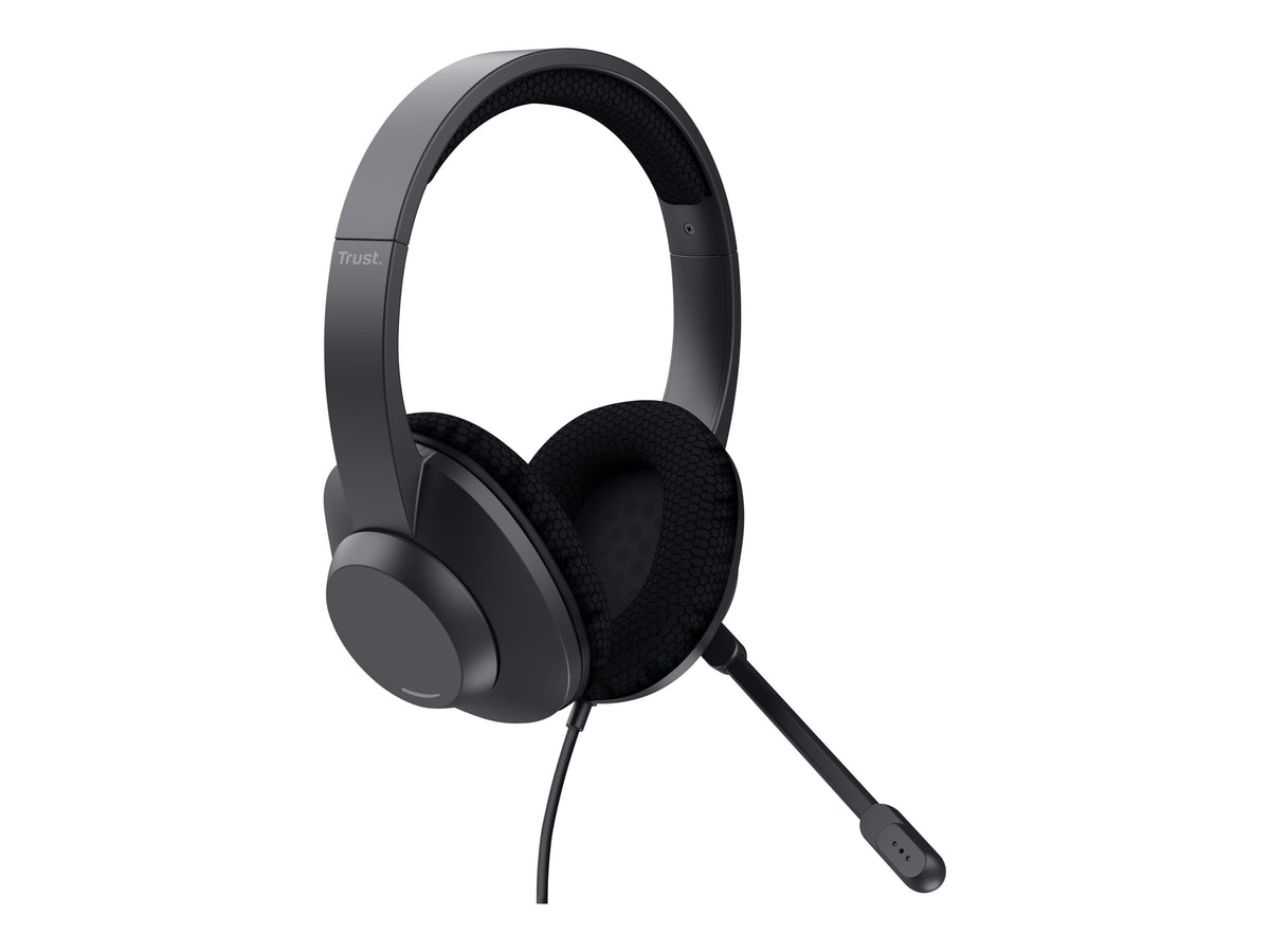 Trust Ayda Max Auricolare Cablato A Padiglione Musica e Chiamate USB Type-C / USB Type-A Nero [25462]