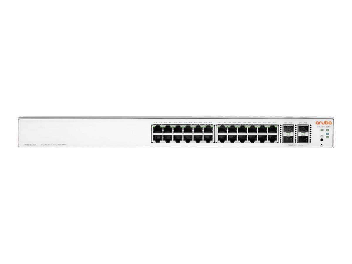 HPE Networking Instant On Switch 24p Gigabit 4p SFP+ 1930 Gestito L2+ Gigabit Ethernet (10/100/1000) 1U Bianco [JL682A#ABB]
