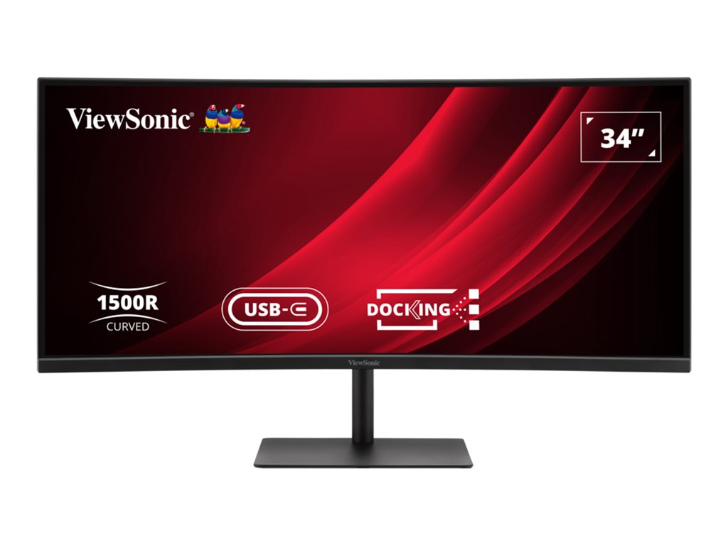 Viewsonic LED monitor VG3419C-2 curved 2K 21:9 300 nits, resp 3,5ms, incl 2x2W speakers 120Hz 100% sRGB, USB-C 96W (docking monitor) [VG3419C-2]