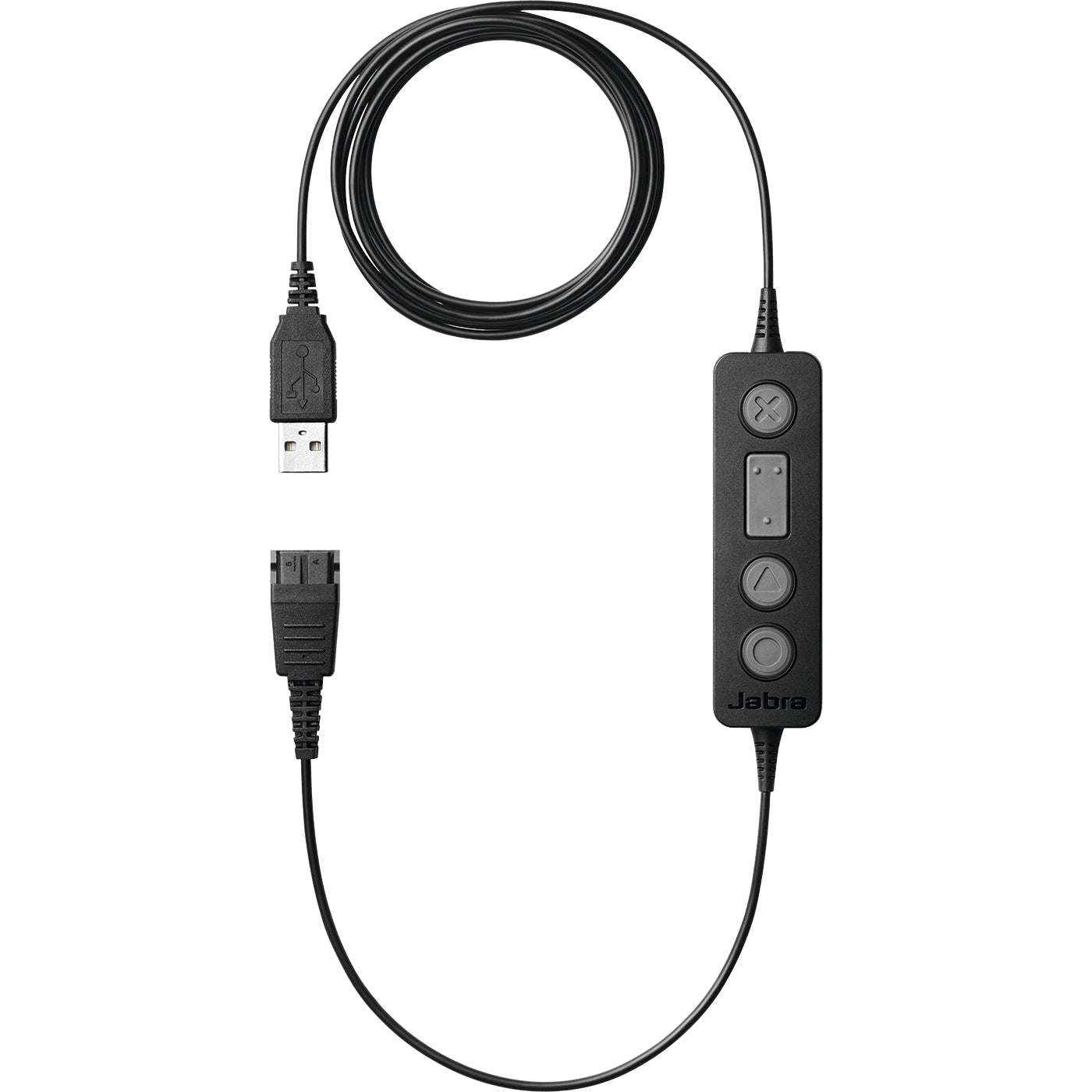 Jabra GN Link 260, Adattatore USB con QD, programmabile Protezione acustica, certificata Microsoft [260-19]