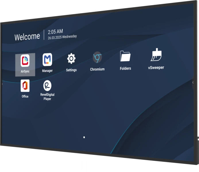 Viewsonic ViewBoard LED large format display 75 inch 3840x2160 - 500 nits - Android 14 - 24/7 - USB-C 65W charging [CDE7531-1C]