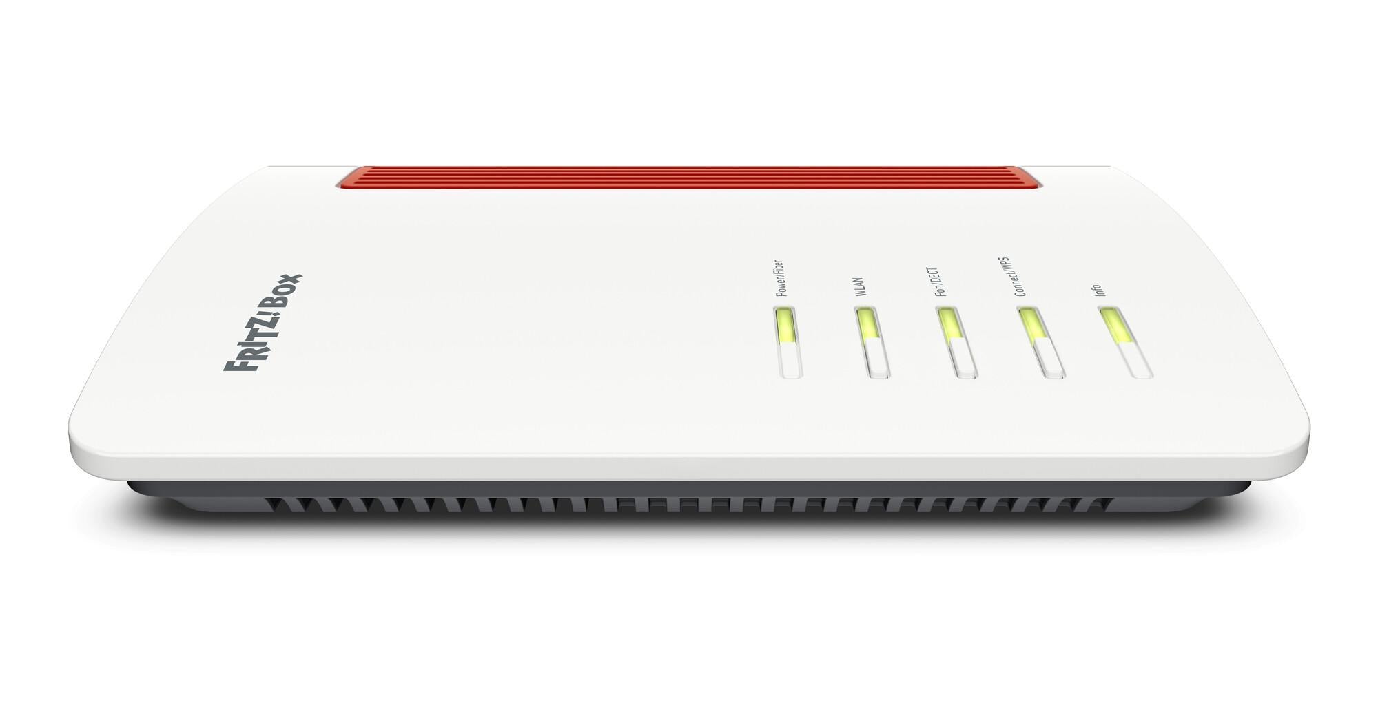 Box FRTZ! 5690 International router wireless 2.5 Gigabit Ethernet Dual-band (2.4 GHz/5 GHz) Rosso, Bianco [20003146]
