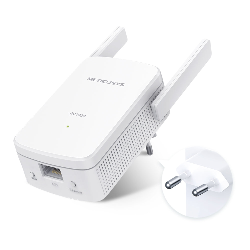 Mercusys MP510 KIT adattatore di rete PowerLine 1000 Mbit/s Collegamento ethernet LAN Wi-Fi Bianco 2 pz [MP510KIT]
